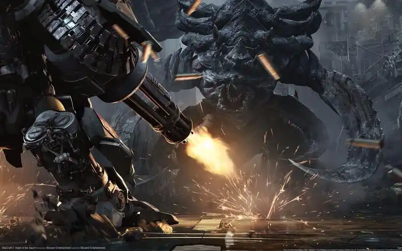 【星际争霸2】维京vs追猎 听说维京落地不如鸡?