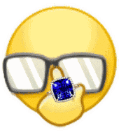 emoji 戴蓝宝石推眼镜 - 斗图表情包 - 爱逗图