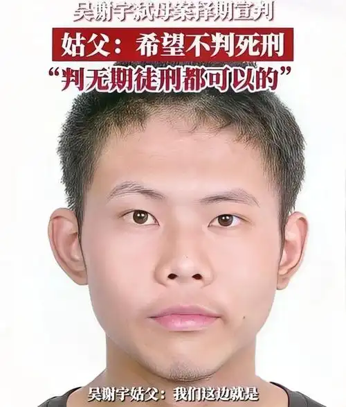 2018年吴谢宇杀害母亲被判死刑的照片当时试图否认自己的罪行