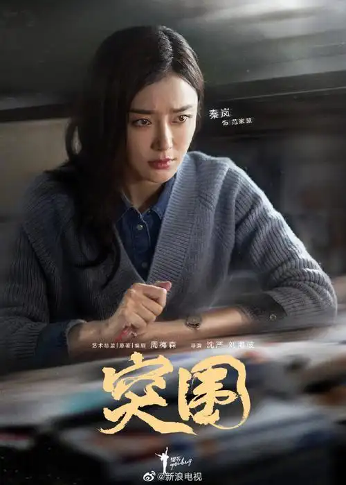 陈晓@秦岚和@耿乐等主演的电视剧《突围》发布主海报和单人海报,局行