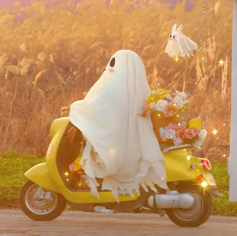 万圣节情侣头像.可爱的幽灵小鬼97#万圣节 #优质头像 #万 - 抖音