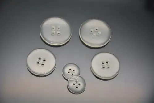 特价批发环保树脂透明纽扣 两眼四眼面包童装扣 男女衬衫外套扣