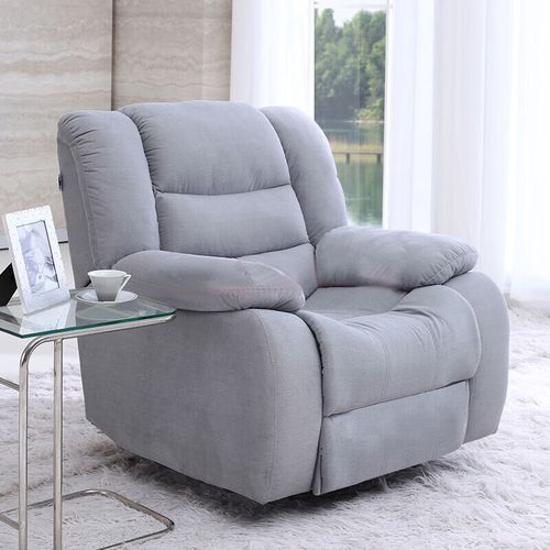 布艺电动功能沙发 单人位个人休闲智能舱 功能沙发 布艺沙发躺椅 单人