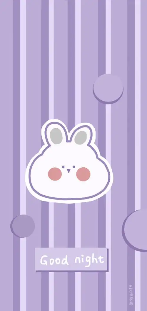 紫色控福音插画 素材 ins 韩系 可爱 简约 手绘 动漫 锁屏 屏保 卡通