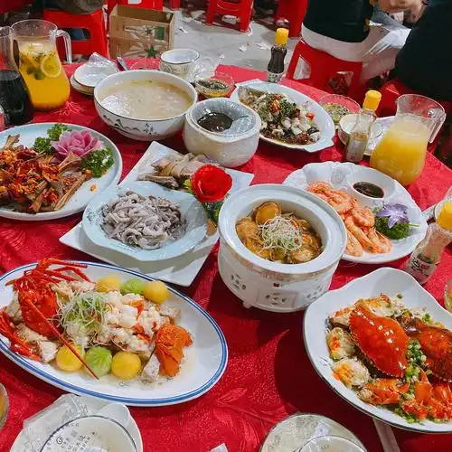 农村大排档的美食