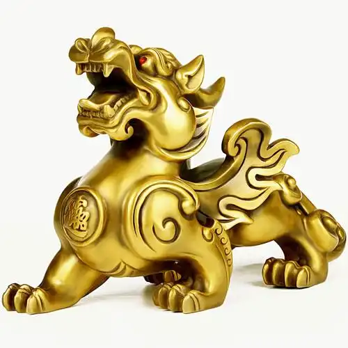 异客居貔貅摆件大号一对皮丘铜制酒柜客厅家居摆件