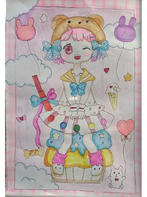 11岁二宝日常绘画