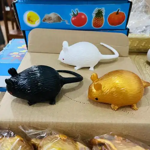 发泄水球发泄老鼠捏捏乐老鼠解压创意整蛊儿童玩具批发1元2元货源