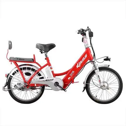 金时捷电动车48v锂电池20寸带避震电子防盗器双人 电动自行车