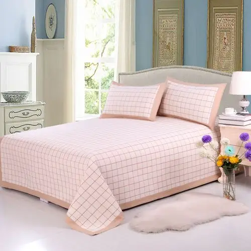 100%纯棉老粗布凉席三件套,规格有2*2.3米,2.5*2.5米