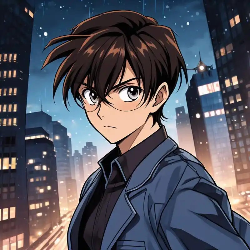 99漫画风柯南,帅气爆棚头像99 喜欢柯南的小伙伴们,这里有一款超