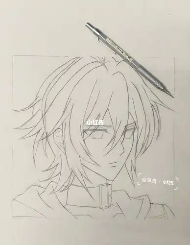 铅笔画漫画人物铅笔画漫画人物男帅气