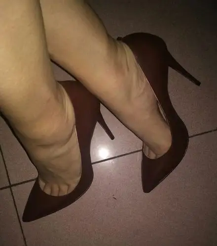 鞋大码伪娘凉鞋18变装反串cd尖头12厘米超高跟浅口 大小码单鞋34-46