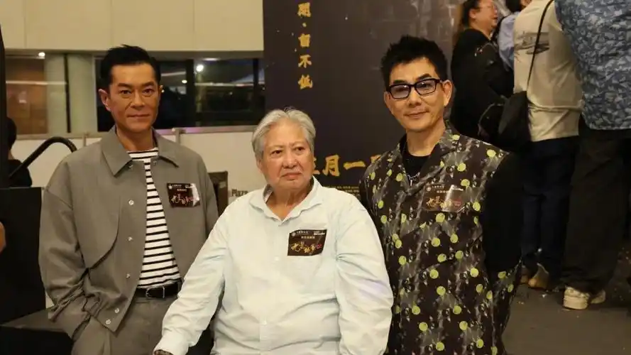 古天乐晒洪金宝任贤齐合照,演《九龙城寨》深有感触:传承动作片