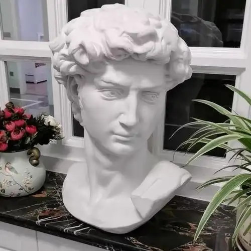 素描石膏头像照片大卫