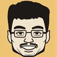 卡通戴眼镜的中年男人_微信头像图片大全