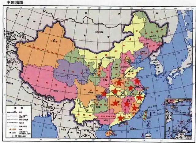 全国植保无人机补贴省份(红点标记)