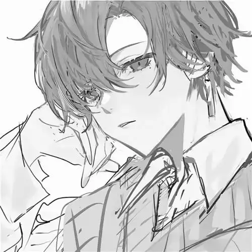 韩国动漫头像男生黑白高清图片