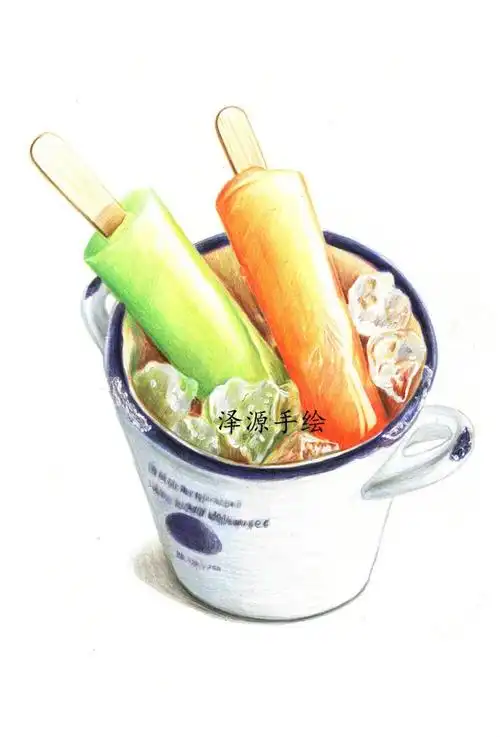 超有食欲彩铅手绘点心,来一波小清新小甜品