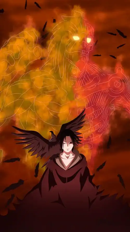 火影忍者宇智波鼬手机壁纸,分享一组酷炫帅气的火影忍者手机壁纸,希望