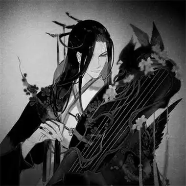 166张黑白古风优质动漫男生头像图片