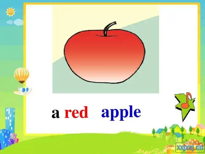 red apple
