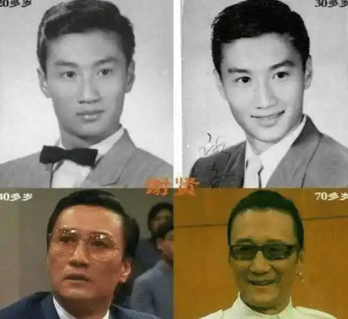 看谢贤和谢霆锋的照片虽然我父亲很年轻,但他很有能力他年纪不大,但