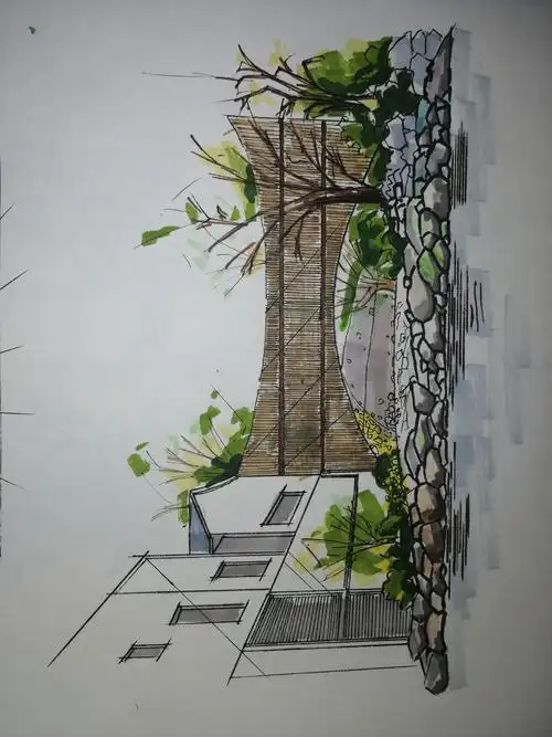 景观手绘|空间|景观设计|哦喉zz - 临摹作品 - 站酷 (zcool)