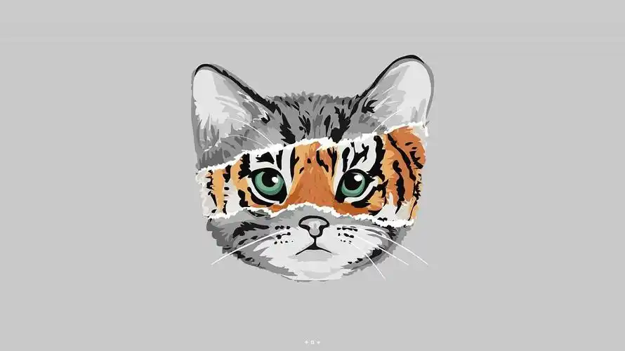 可爱虎猫动态壁纸