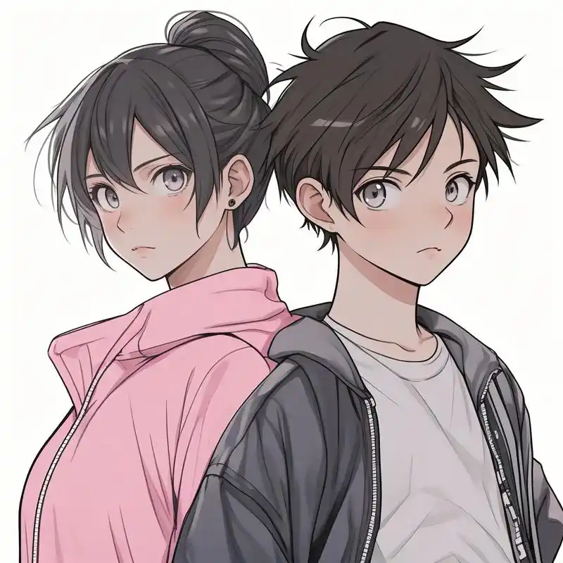 姐弟头像|一萌一酷90太酷啦99 谁能拒绝这么可爱的姐弟头像呢99