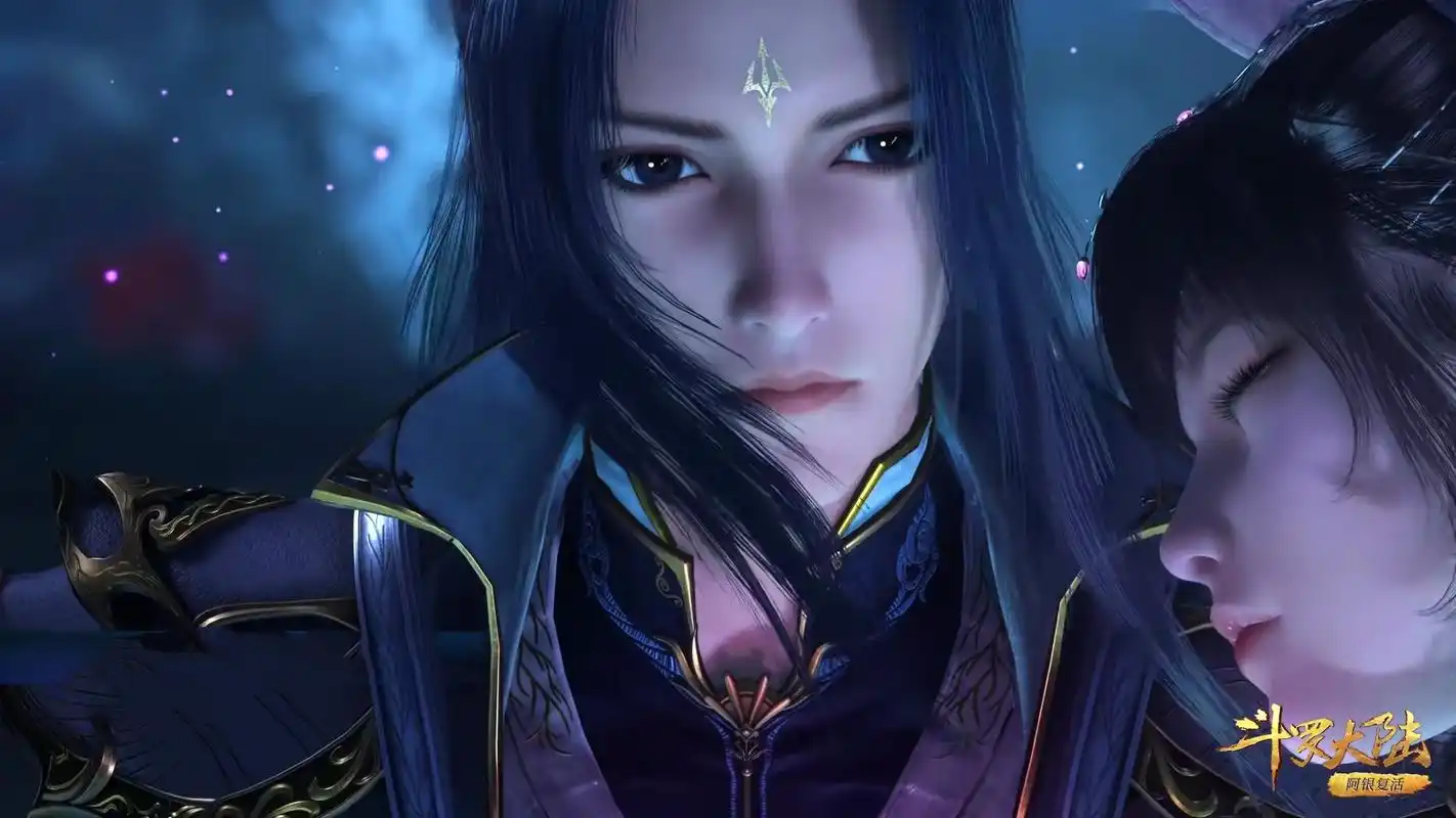 斗罗大陆:唐三剥离魂环白发造型极帅,小舞平躺身材无比突出