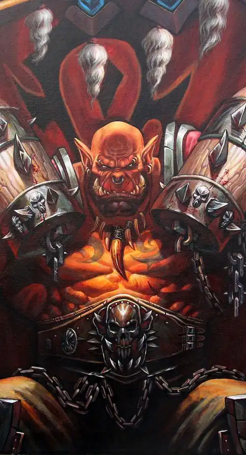 魔兽世界-加尔鲁什.地狱咆哮_蒙古轻骑-站酷zcool