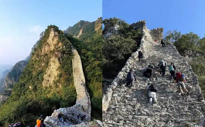 5月25日登箭扣长城行险峰断崖坎坷之路莫回头徒步穿越古老的野长城