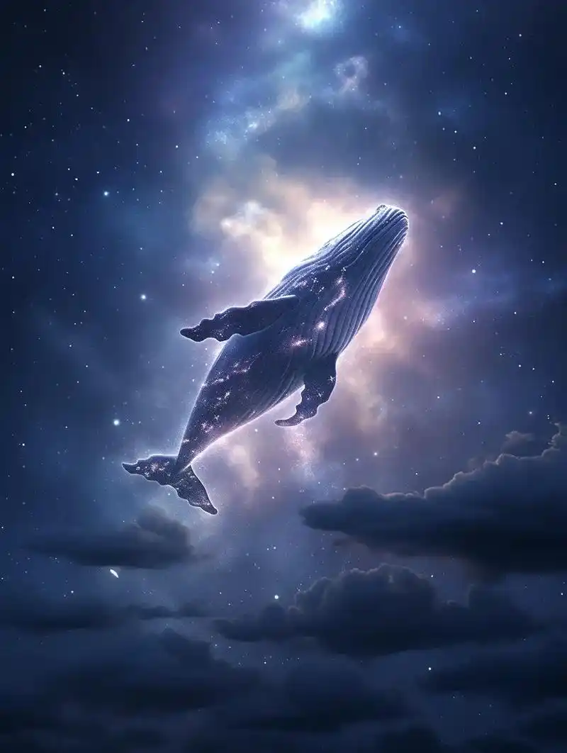 北冥有鱼,其名为鲲.#ai绘画 #星空 #视觉 鲲之大,不知 - 抖音