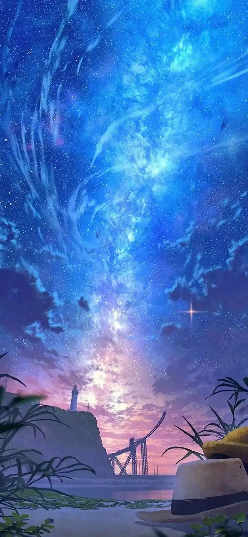 唯美星空壁纸 - 抖音