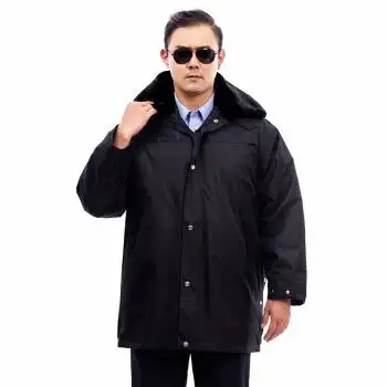山猫 正品羊绒多功能大衣 协警保安执勤大衣 冬季加厚保暖防风防雨棉