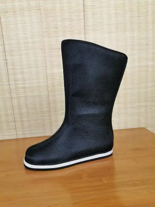 中国国风汉服古代男士士官千层古装靴子朝靴古典舞鞋