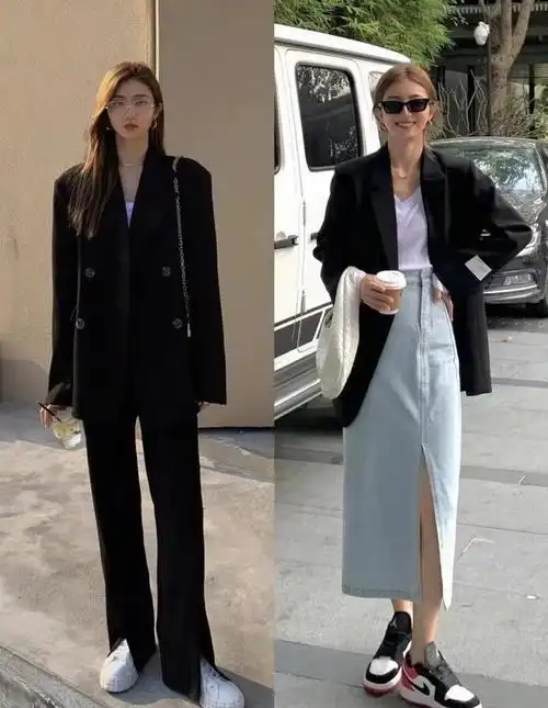 基础款小西装,出门当外套穿刚好!打造出时尚高级的造型