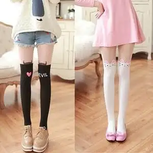 学生打底袜配校服裙丝袜双色拼接连裤袜冬季网红新款春秋搭配两截