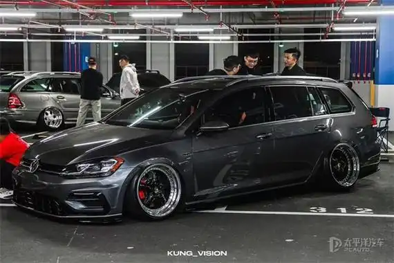 激情四射高尔夫7旅行改装airbft气囊减震