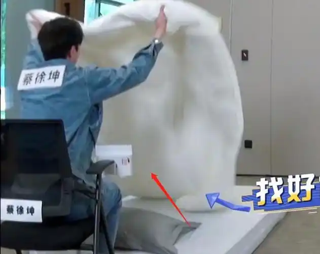 蔡徐坤跑男献绝技1秒钻被窝脚还不着地杨颖黄旭熙看懵了