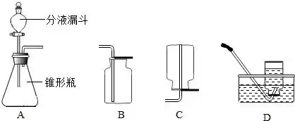 现有如图所示的实验装置(分液漏斗可以通过调节活塞控制液体的流速)