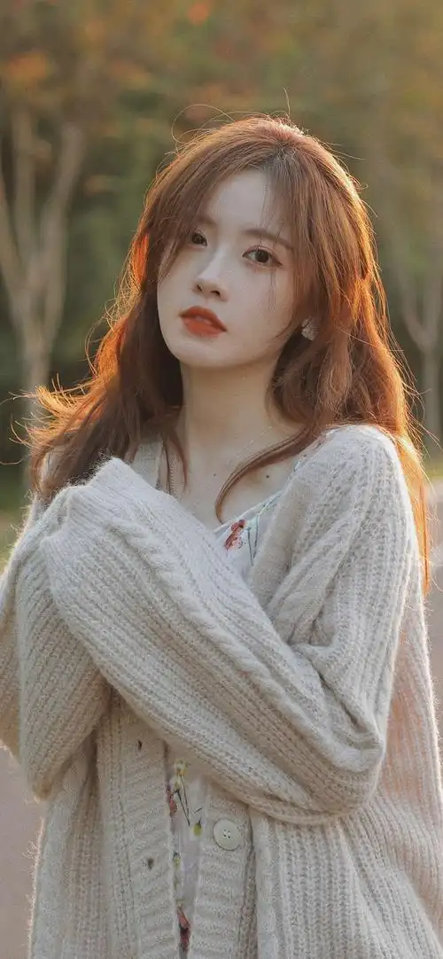 女生清晨摄影手机壁纸_手机壁纸_明星美女手机壁纸_我要个性网