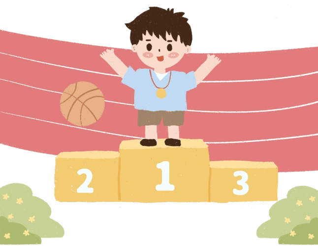 校园秋季运动会丨卡通儿童手绘动态校运会 体育比赛 活动回顾-样式