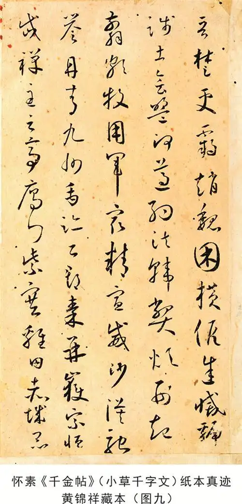 稀世瑰宝怀素小草千字文纸本真迹欣赏