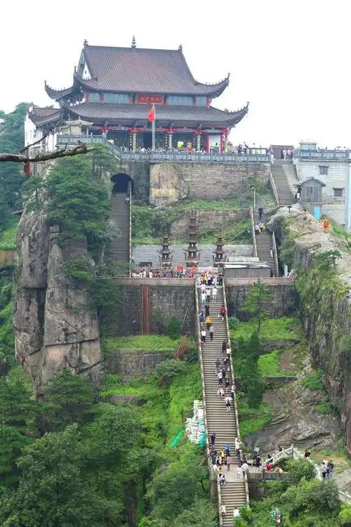 安徽九华山的这个景区走错游玩路线可是要吃苦头