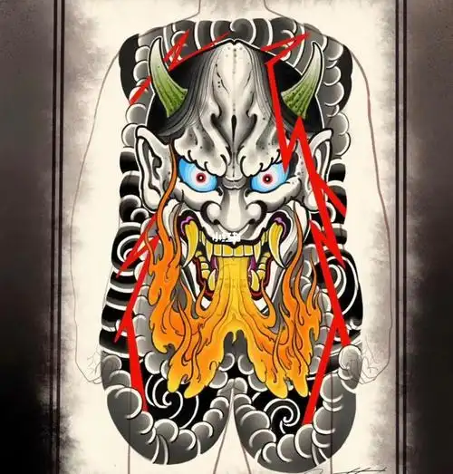 般若纹身手稿满背般若老传统般若