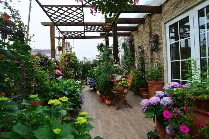 你想设计怎样的小型屋顶花园?