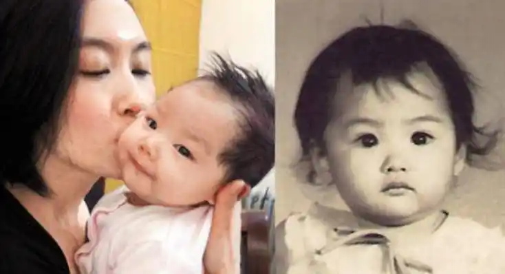 原创当朱茵女儿的照片曝光简直是小版的紫霞仙子太仙了