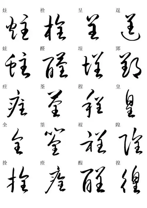 草书书法快速入门字帖之二